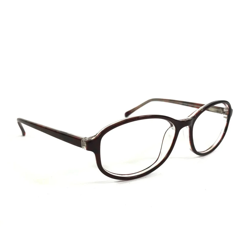 Aristar Eyeglasses Frames AR16343 535 Burgundy Clear Oval Full Rim 53-15-135